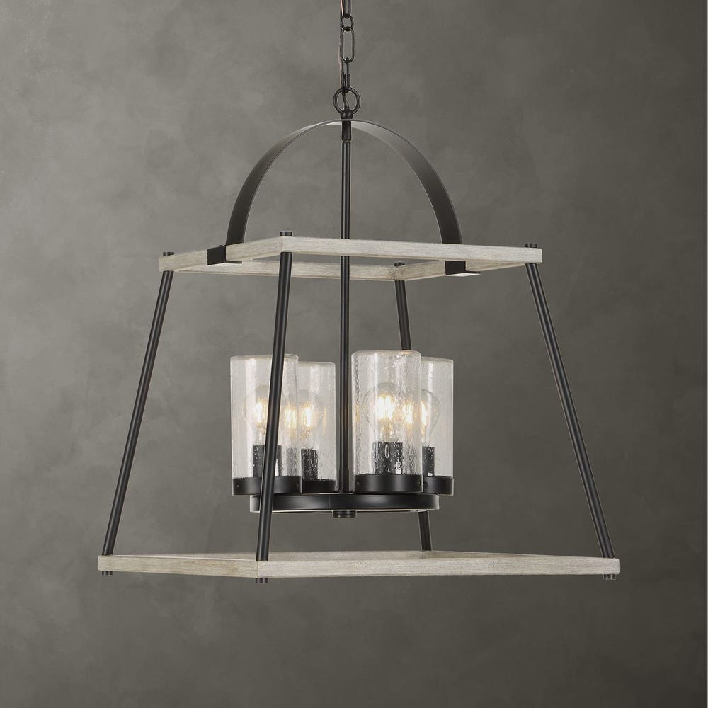 Edgecomb Lantern Indoor Outdoor Four Light Pendant